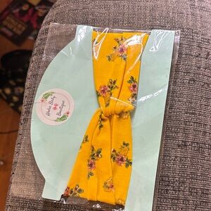 Yellow Floral Headband
